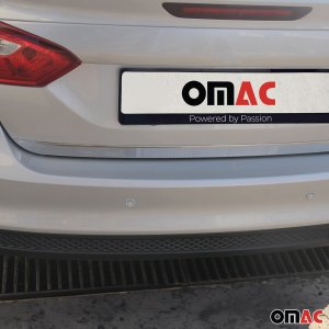 Ford Focus Tailgate Trim - Omac - S.Steel - Gloss Silver - '12-'14